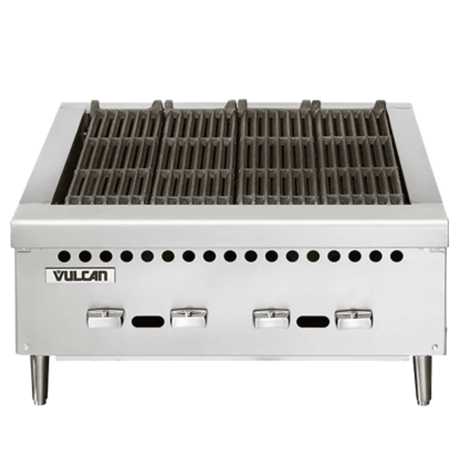 CHARBROILER LP GAS COUNTERTOP 25-3/8 wide NO. OF BURNERS: 4