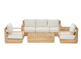 Siena 5-Seater Acacia Wood Sofa Set
