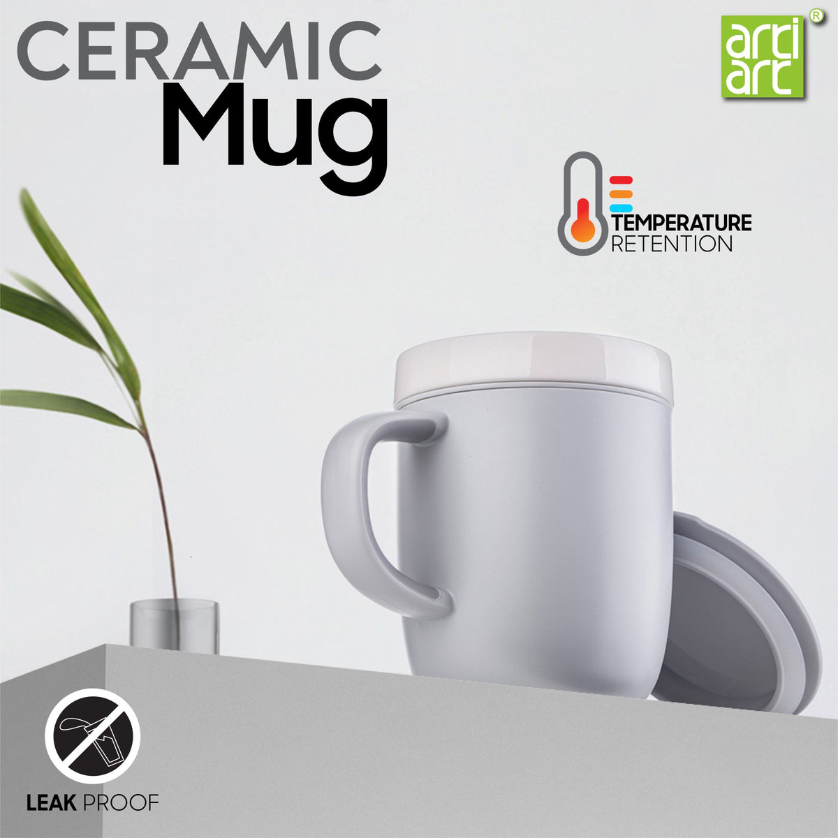 260ml VITALITY SKY MUG - SUCTION TECHNOLOGY BPA TOXIC FREE image 0