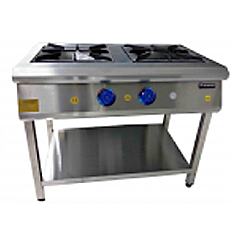 2 BURNER 100*60 GAS RANGE - TRO-02 image 0