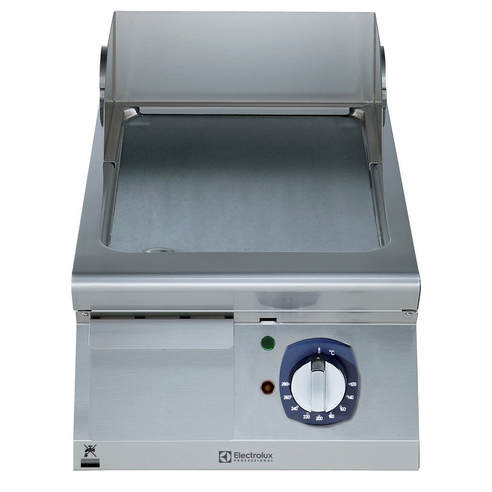ELECTROLUX ELECTRIC GRILL FRYTOP SMOOTH HORIZONTAL PLATE 400 MM-BR USHED CHROME - E9IINDAOMCA image 0