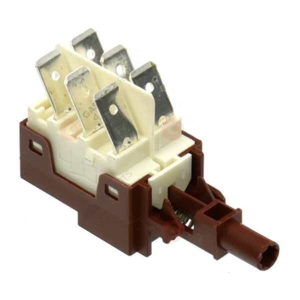 DOUBLE CONTACT PUSH-BUTTON FOR DISHWASHER image 0
