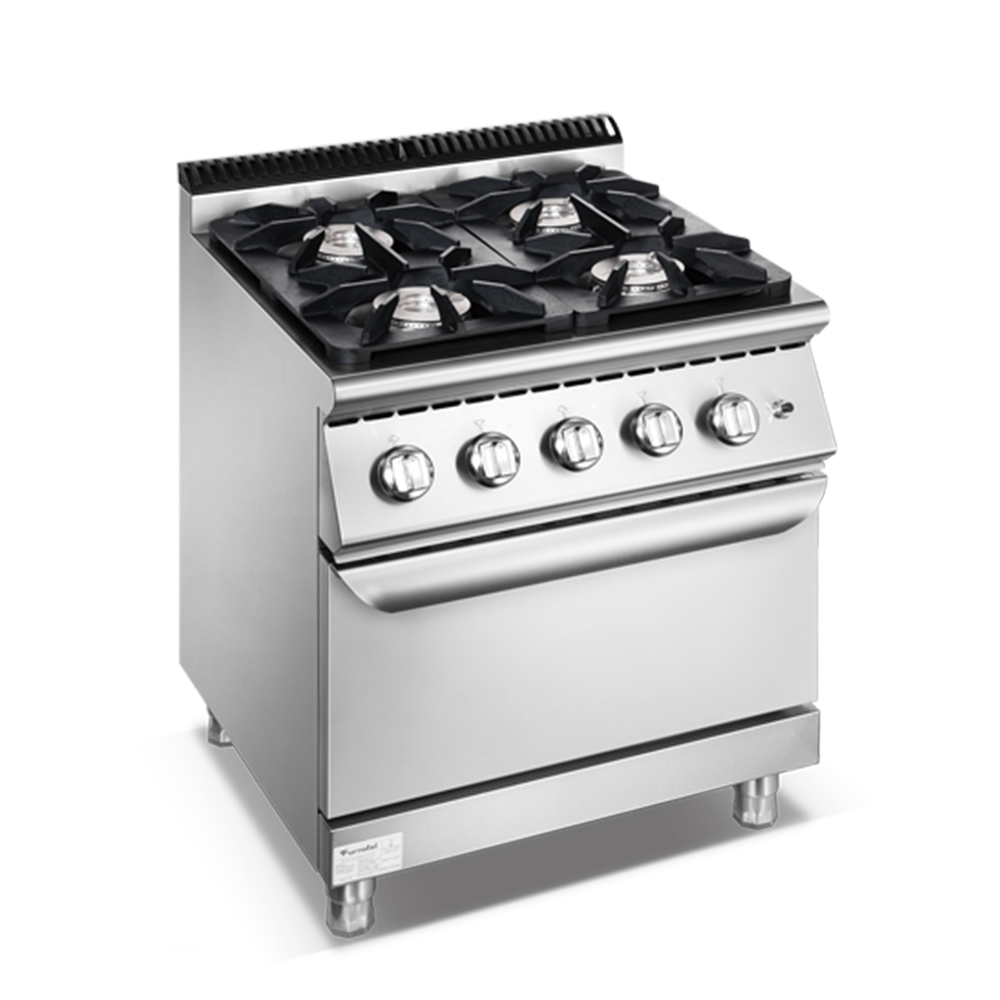 ALPHALUX GAS COOKER 4 BURNERS ON OVEN-AXGC-900-4 image 0
