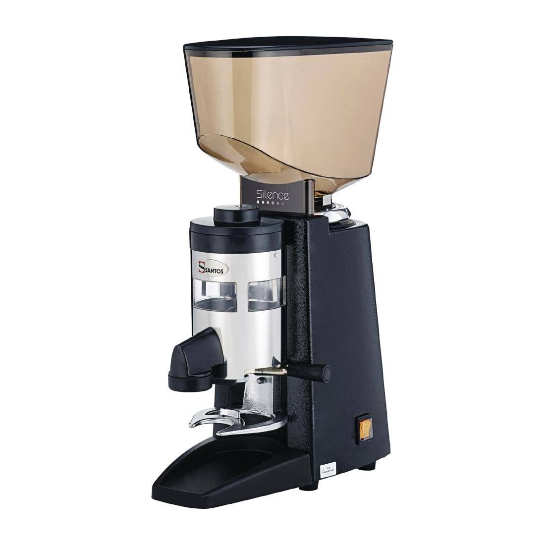 SILENT ESPRESSO COFFEE GRINDER BLACK - SANTOS 40ANA image 0