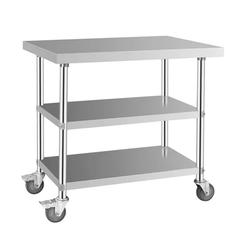 WORK TABLE Open 130X70X90 Flat Top 1 OVER SHELF - WTO130FV1 image 0