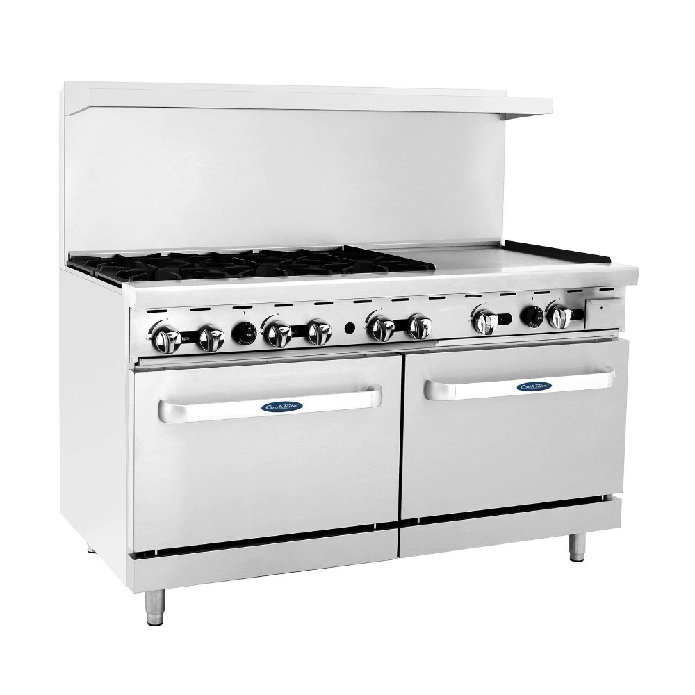 AMERICAN GAS COOKER WITH GRIDDLE- ATO-6B12G image 0