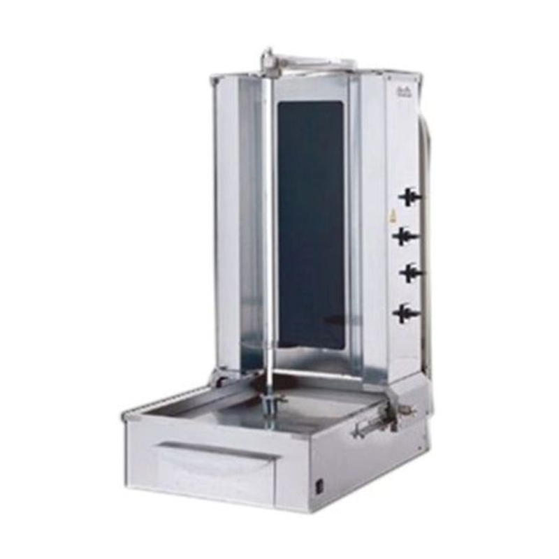 4 BURNER SHAWARMA MACHINE GAS (MOTOR AT TOP) UST.MTE-04 image 0