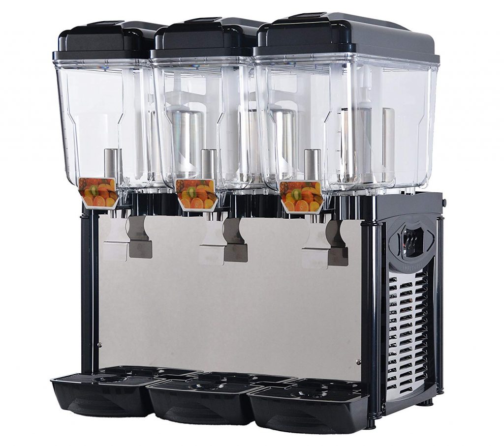 Juice Dispenser black 3 tank 18L*3 image 0