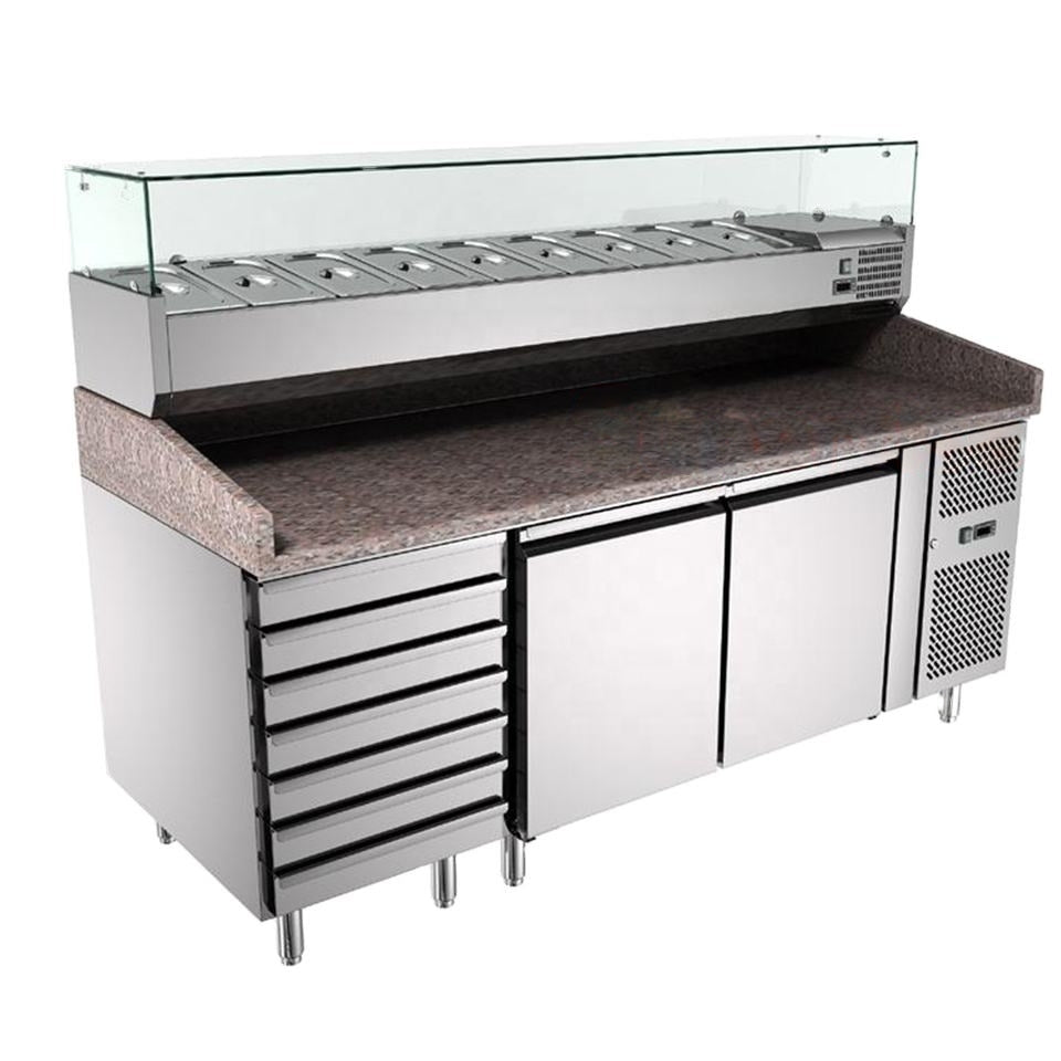 TECNOFRIGO Counter Preparation Chiller Italy with Salad Chiller VRX - TFPZ2610TN+VRX2000 image 0