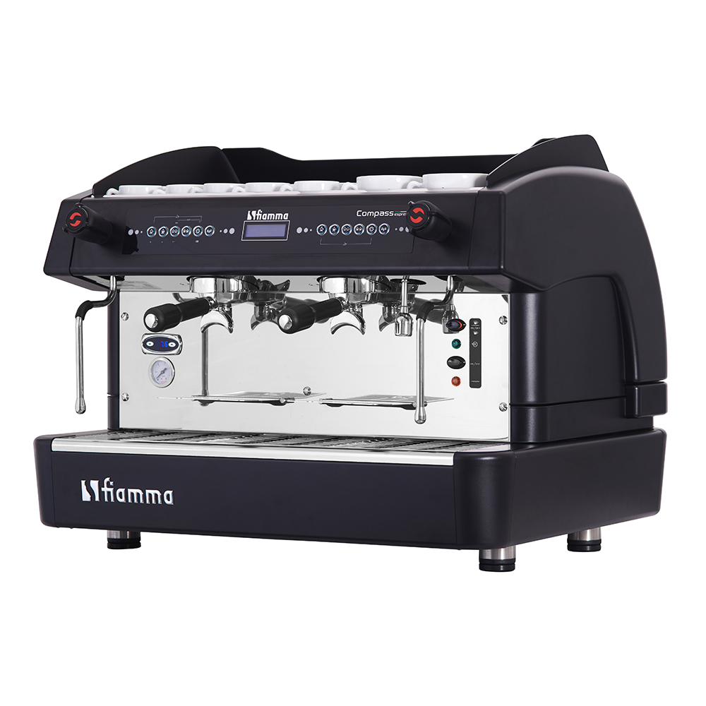 FIAMMA ESSPRESSO COFFEE MACHINE COMPASS 2 DB TC BLACK image 0