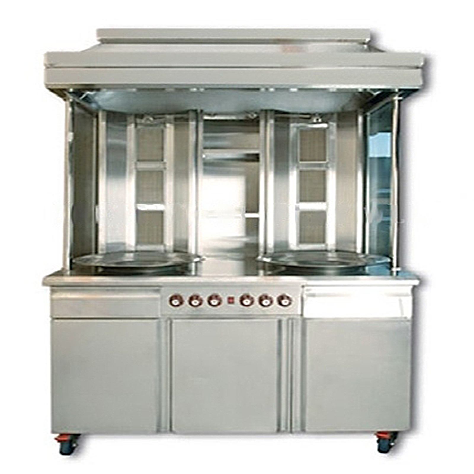 Shawarma on Cabinet 6 Burner 200X70X120 Burner without warranty - SHC6B20070 image 0