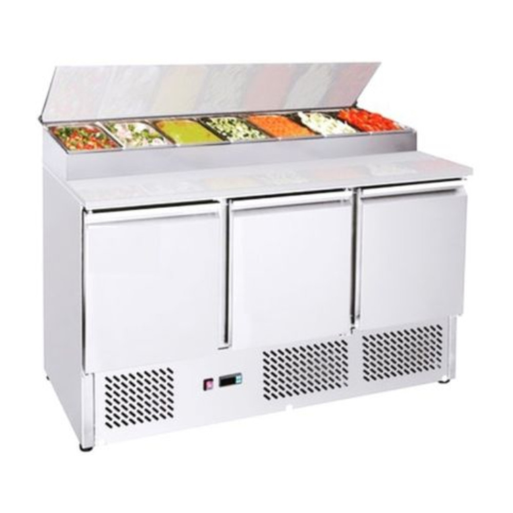TECNOFRIGO COUNTER SALAD DISPLAY CHILLER 3 DOORS- TFPS300 image 0