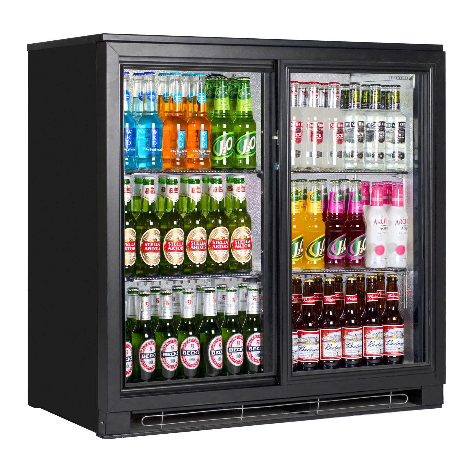 Bar Cooler Chiller Black 2 hinge doors LG-208H image 0