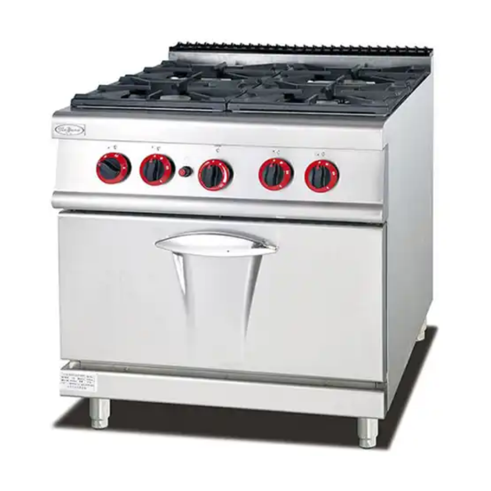 STARWAY GAS STOVE 4 BURNER ON OVEN image 0