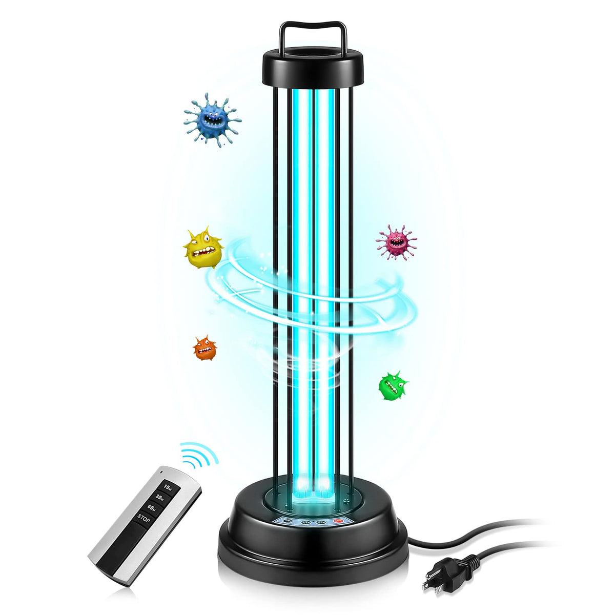 AXUVC-03 - UVC STERLIZING LAMP WITH OZONE AND HUMAN SENSOR image 0