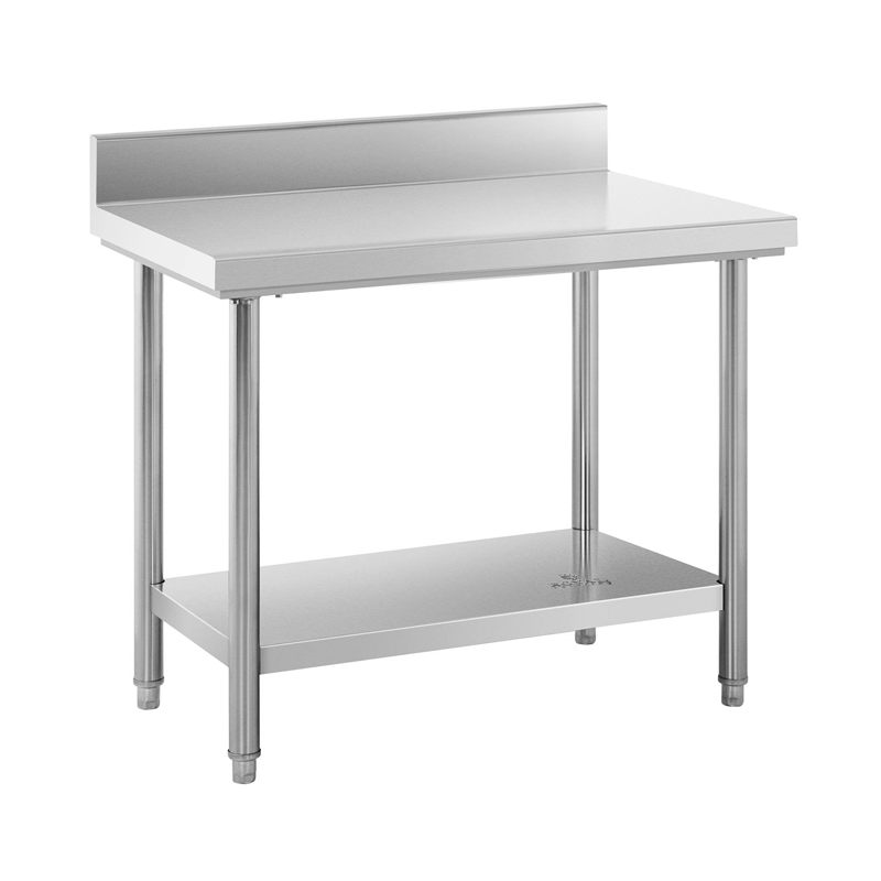 WORK TABLE 1 Undershelf 55X80X90 BackSplash - WT1U80S image 0