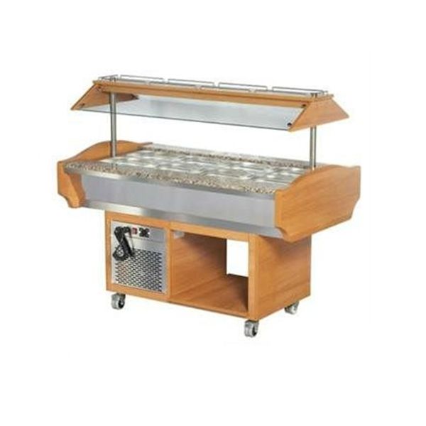 SALADBAR WITH BAIN MARIE SBM4M image 0