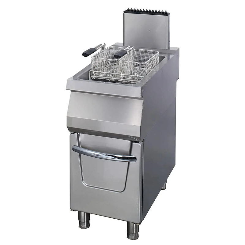 TECNOFRIGO SINGLE WELL GAS FRYER 22LT ITALY - TFFG22-OFGI 4090 image 0