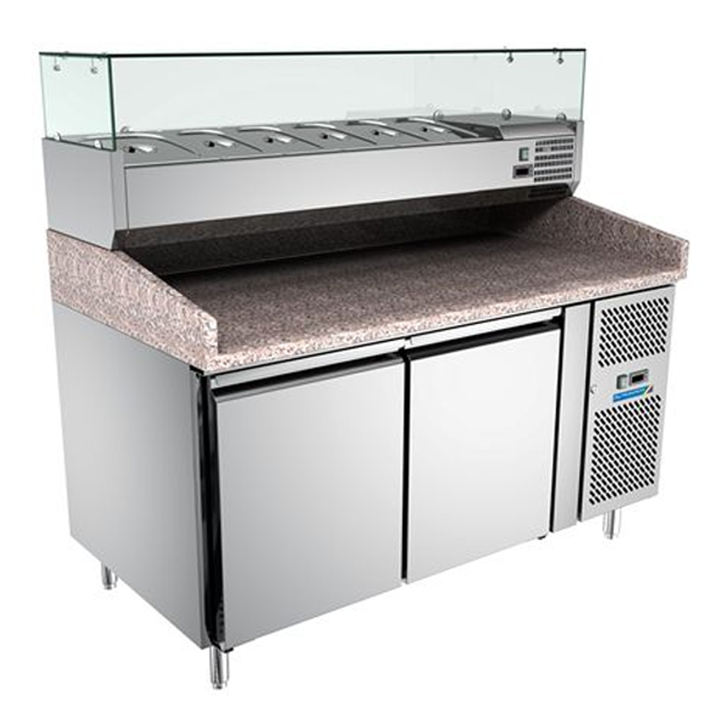 TECNOFRIGO Counter Preparation Chiller Italy with container + VRX 380 , PZ2600TN+TFPZ2600TN image 0