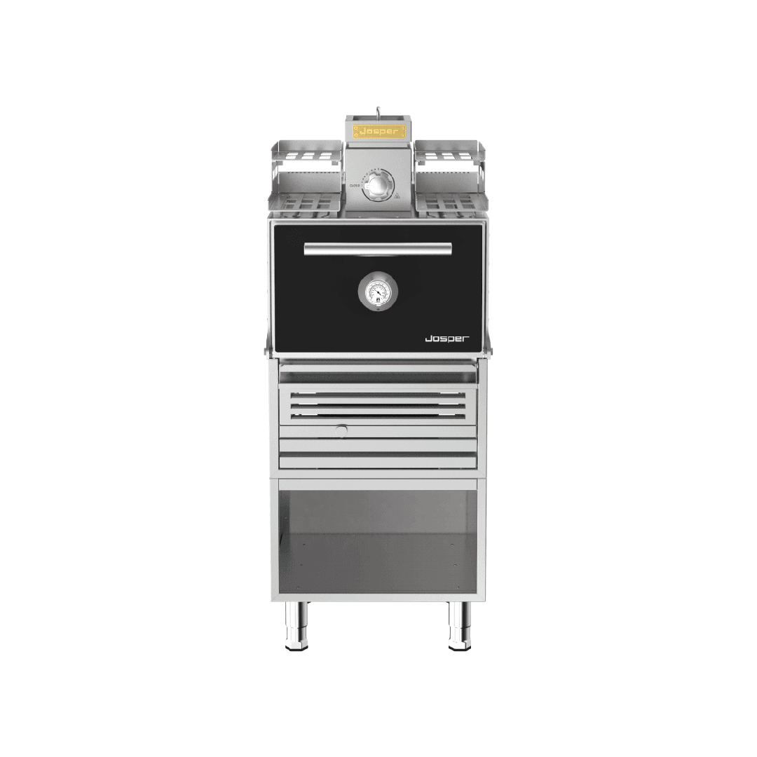 CHARCOAL GRILL OVEN WITH TABLE – HJXPROS80WT