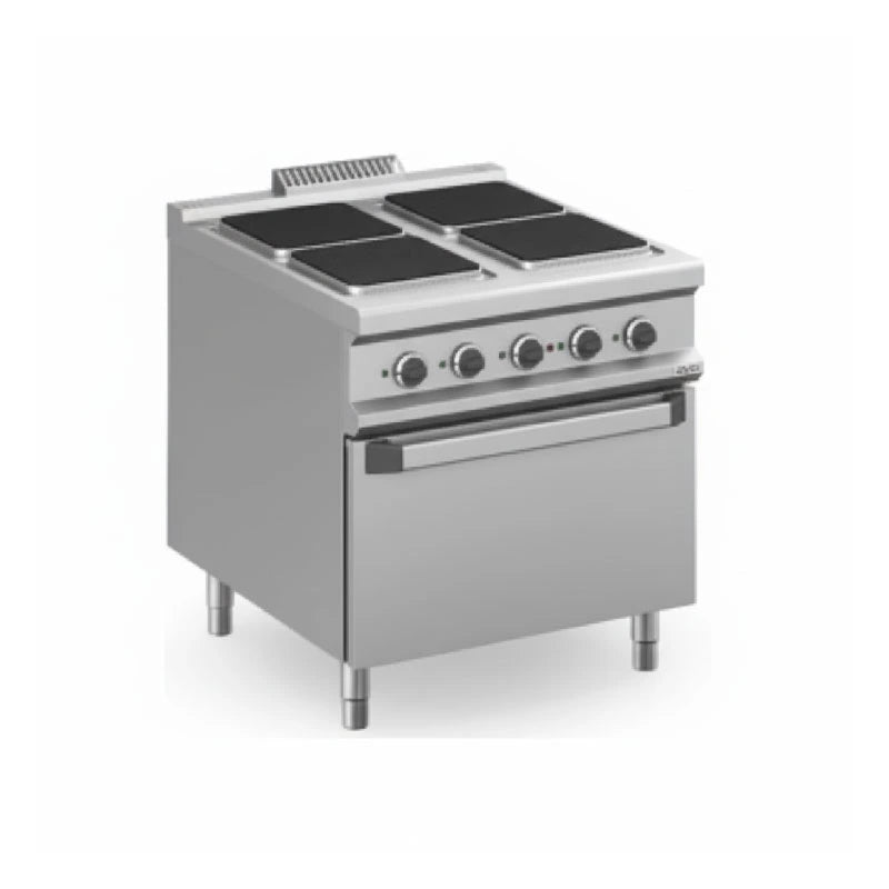4 SQUARE PLATES ON ELECTRIC OVEN – MPQ98FE