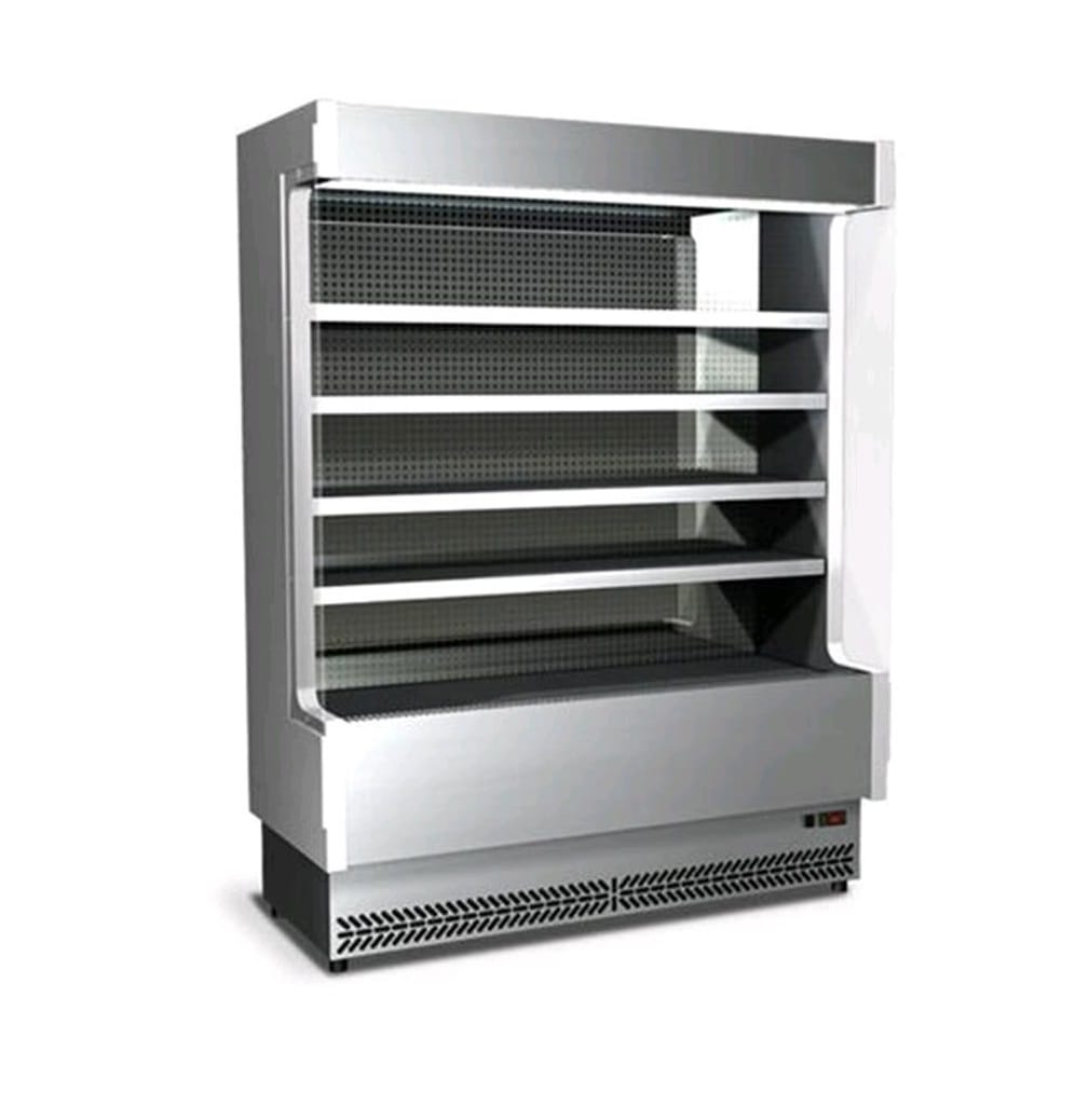 VULCAN INOX V80125SLINOX Vertical Multi-Deck Display Refrigerator for Dairy & Cold-Cuts