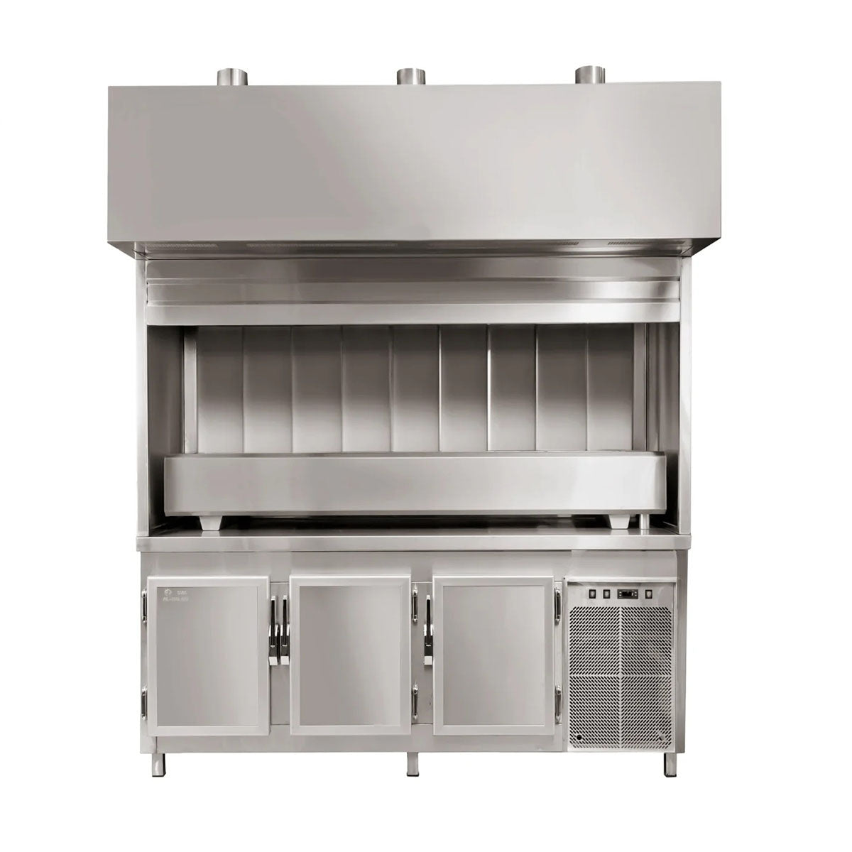 BBQ 200 with Chiller, Manql & Hood 200X80X230 image 0