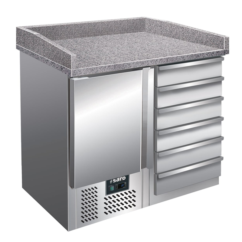 TECNOFRIGO Counter Preparation Chiller Italy with Salad chiller VRX+TFPZ448 - TFPZ448TN/330 image 0