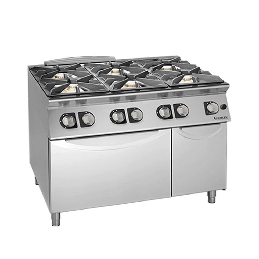 GIORIK GAS COOKER 6 BURNER RANGE CG960H image 0