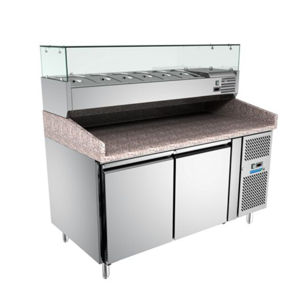 TECNOFRIGO PIZZA PREP STATION WITH SALAD CHILLER - TF2600TN image 0