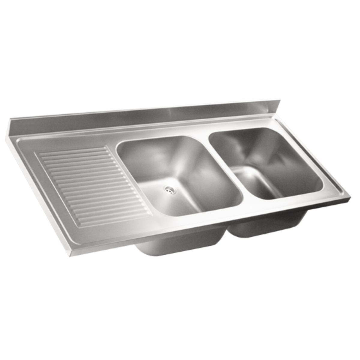 Sink on Stand 180X70X90 Middle Bowls2 - SOS18070MB2 image 0