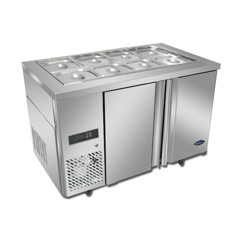 SALAD CHILLER OPEN TOP TWO DOOR YWL9730-150cm image 0