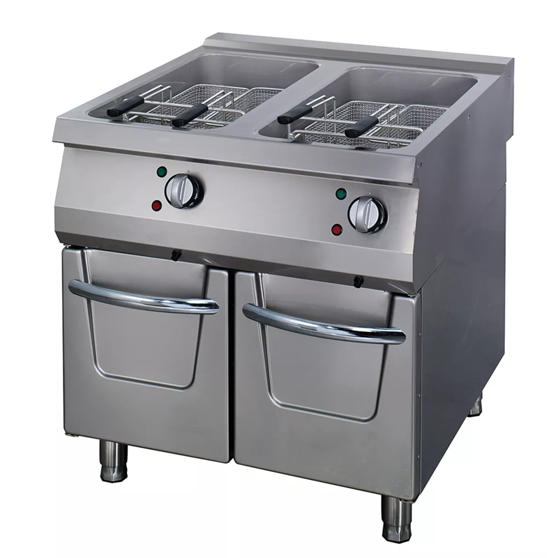 TECNOFRIGO DOUBLE WELL ELECTRIC FRYER 2X22LT ITALY - TFFE22+22-OFEI 8090 image 0