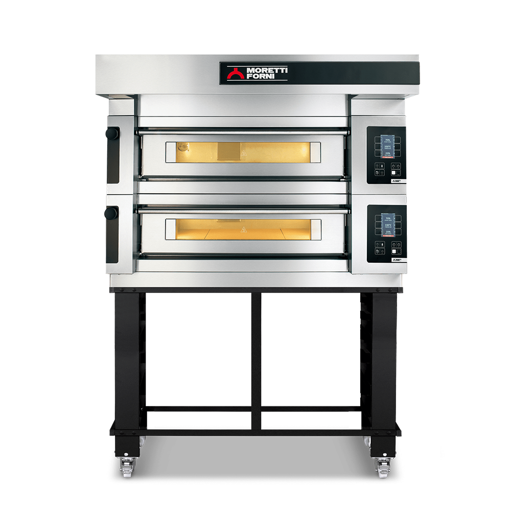 ELECTRIC PIZZA AND BAKERY DECK OVEN WITH STMER - S100E + S100L80 + STEMER image 0