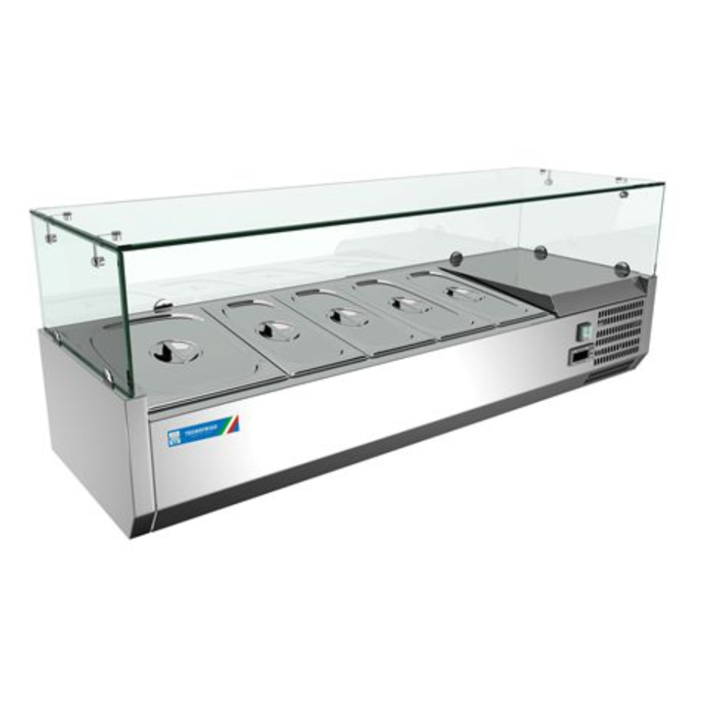 Salad Bar Table Top with container VRX1800/380 image 0